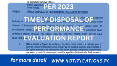 TIMELY DISPOSAL OF PERFORMANCE EVALUATION REPORT
