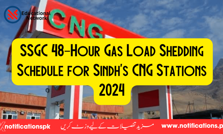 SSGC 48-Hour Gas Load Shedding Schedule for Sindh's CNG Stations