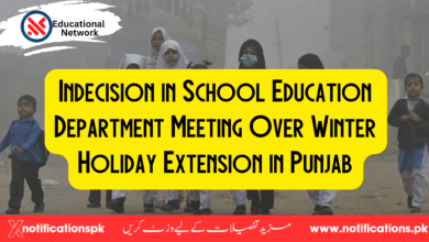 Indecision in School Education Department Meeting Over Winter Holiday Extension in Punjab