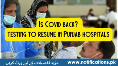 Covid-19 Testing to resume in Punjab Hospitals 2023