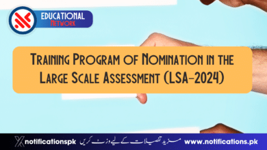 Training Program of Nomination in the Large Scale Assessment (LSA-2024)