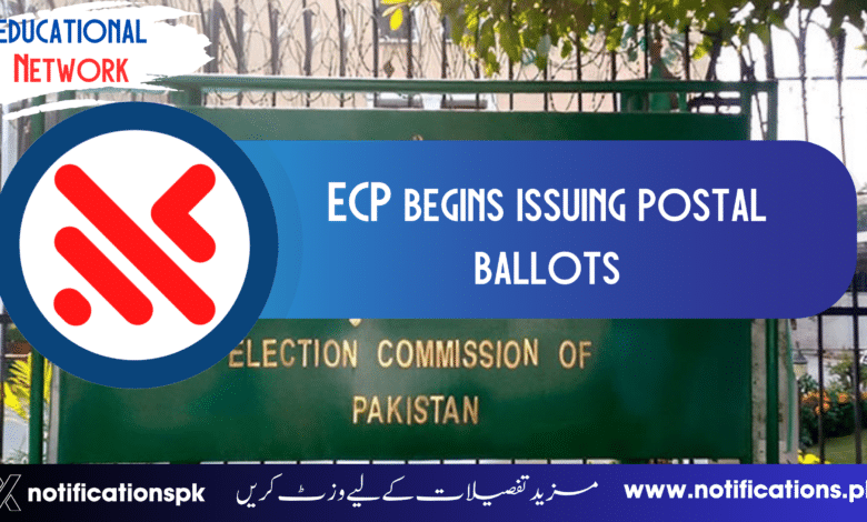 ECP starts issuing Postal Ballots
