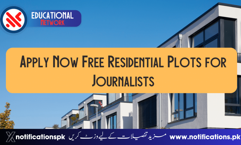 Apply for Free Residential Plots for Journalists