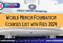 World Memon Foundation Courses List with Fees 2024