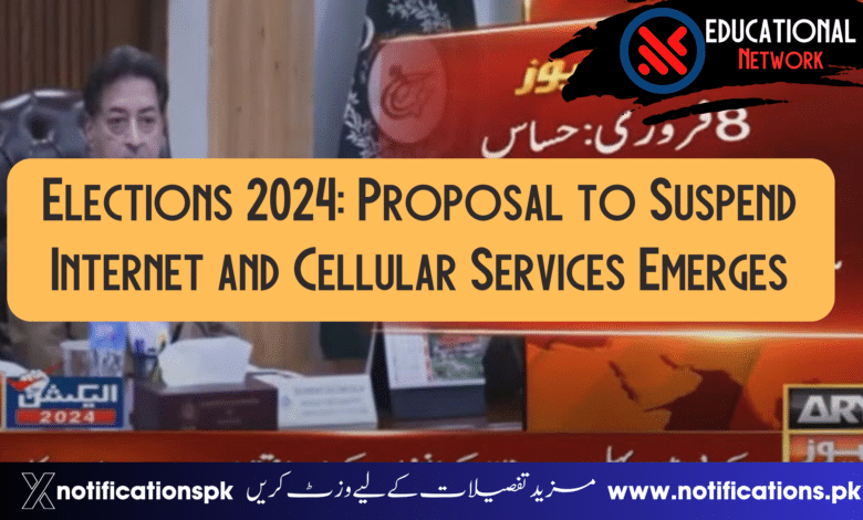 Elections 2024: Proposal to Suspend Internet and Cellular Services Emerges